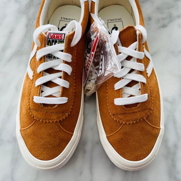 VANS VAULT OG EPOCH LX SUEDE Pumpkin Spice/ Henna US 7.5 NEW in BOX Collectible - Picture 2 of 5